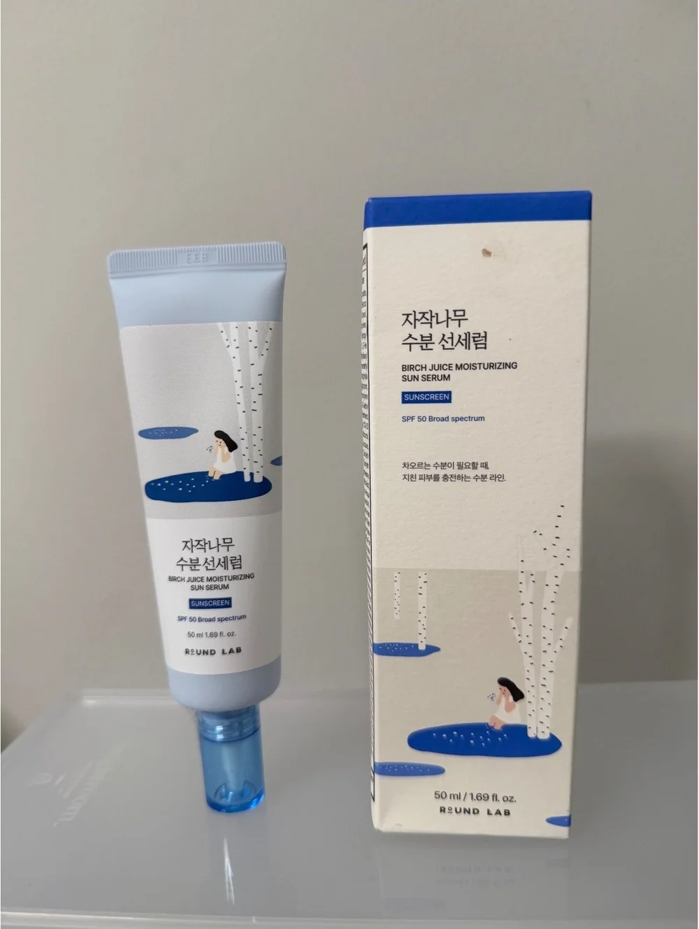 Round Lab Birch Juice Moisturizing Sun Serum SPF 50 Exp date: 05/28